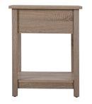 Salem 1-Drawer Nightstand, Sandle Wood