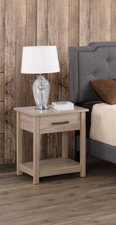 Salem 1-Drawer Nightstand, Sandle Wood