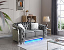 Sapphire 71in Loveseat, Gray