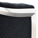 Sapphire 71in Loveseat, Black