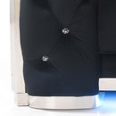 Sapphire 71in Loveseat, Black