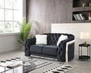Sapphire 71in Loveseat, Black