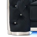 Sapphire 94in Sofa, Black