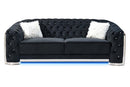 Sapphire 94in Sofa, Black