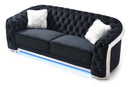 Sapphire 94in Sofa, Black