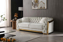Lexi 90in Sofa, Ivory