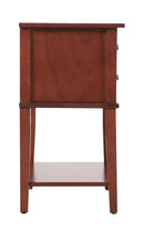 Newton 2-Drawers Nightstand, Cherry