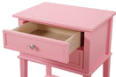 Newton 2-Drawers Nightstand, Pink