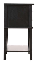 Newton 2-Drawers Nightstand, Black