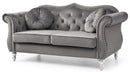 Hollywood 68in Loveseat, Dark Gray