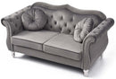 Hollywood 68in Loveseat, Dark Gray