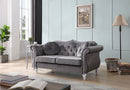 Hollywood 68in Loveseat, Dark Gray