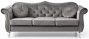 Hollywood 82in Sofa, Dark Gray