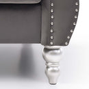 Hollywood 81in Sofa, Dark Gray