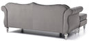 Hollywood 81in Sofa, Dark Gray