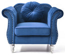 Hollywood  Chair, Navy Blue