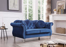Hollywood 68in Loveseat, Navy Blue