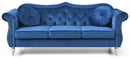 Hollywood 82in Sofa, Navy Blue