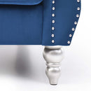 Hollywood 81in Sofa, Navy Blue
