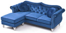 Hollywood 81in Sofa, Navy Blue