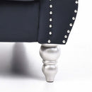 Hollywood 81in Sofa, Black