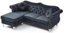 Hollywood 81in Sofa, Black