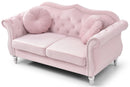 Hollywood 68in Loveseat, Pink