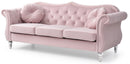 Hollywood 82in Sofa, Pink