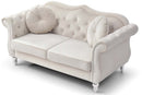 Hollywood 68in Loveseat, Ivory