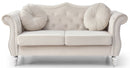Hollywood 68in Loveseat, Ivory