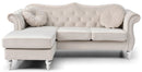 Hollywood 81in Sofa, Ivory