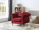 Hollywood  Chair, Burgundy