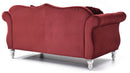 Hollywood 68in Loveseat, Burgundy