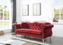 Hollywood 82in Sofa, Burgundy