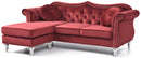 Hollywood 81in Sofa, Burgundy