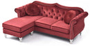 Hollywood 81in Sofa, Burgundy