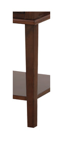 Newton 2-Drawers Nightstand, Cappuccino