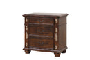 Lyon 3-Drawers Nightstand, Cherry