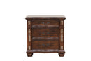Lyon 3-Drawers Nightstand, Cherry