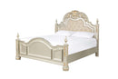 Lyon King Box Spring Bed, Silver Champagne