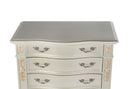 Lyon 6-Drawers Chest, Silver Champagne