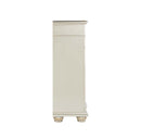 Lyon 6-Drawers Chest, Silver Champagne