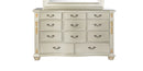 Lyon 11-Drawer Dresser, Silver Champagne