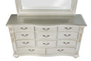 Lyon 11-Drawer Dresser, Silver Champagne