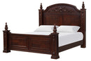 Lyndon King Box Spring Bed, Cherry
