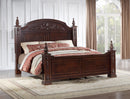 Lyndon Queen Box Spring Bed, Cherry