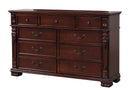 Lyndon 9-Drawers Dresser, Cherry