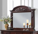 Lyndon 50"L x 41"H Mirror, Cherry
