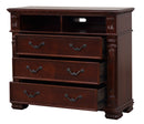 Lyndon 3-Drawers Media Chest, Cherry