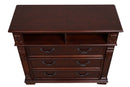 Lyndon 3-Drawers Media Chest, Cherry